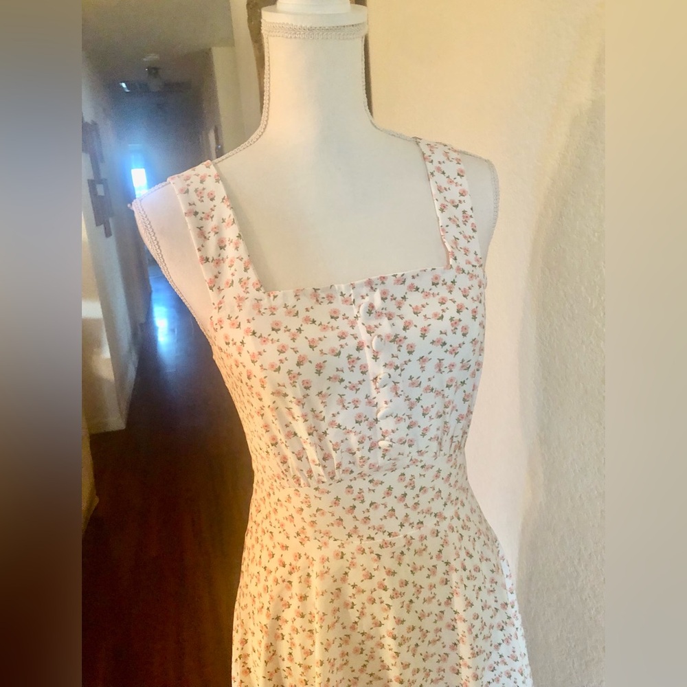 Belle Poque Floral Fit and Flare 50s style Dress